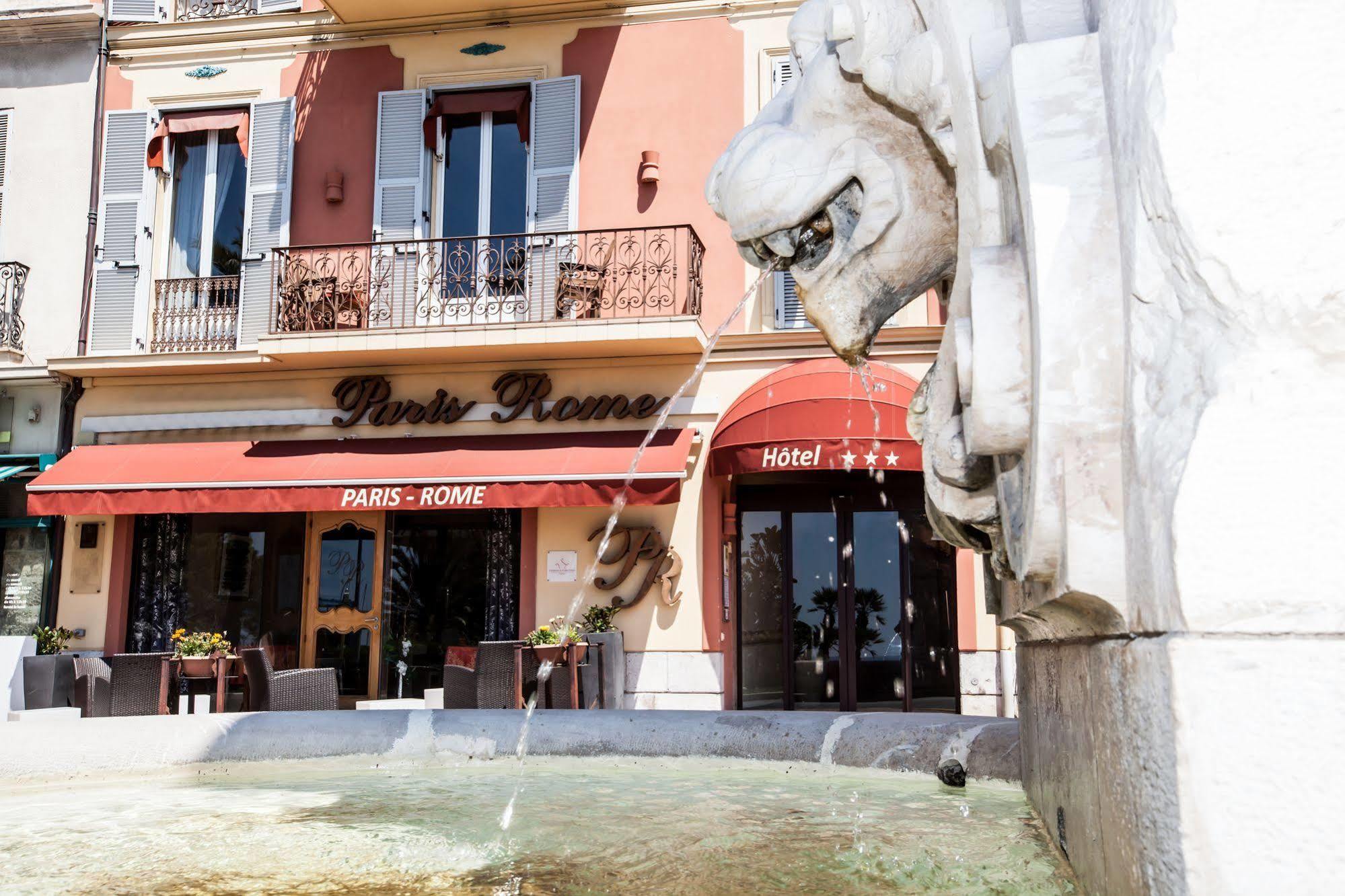 Paris Rome Hotell Menton Eksteriør bilde